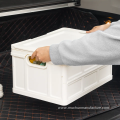 clothes food plastic foldable storage boxes with handle